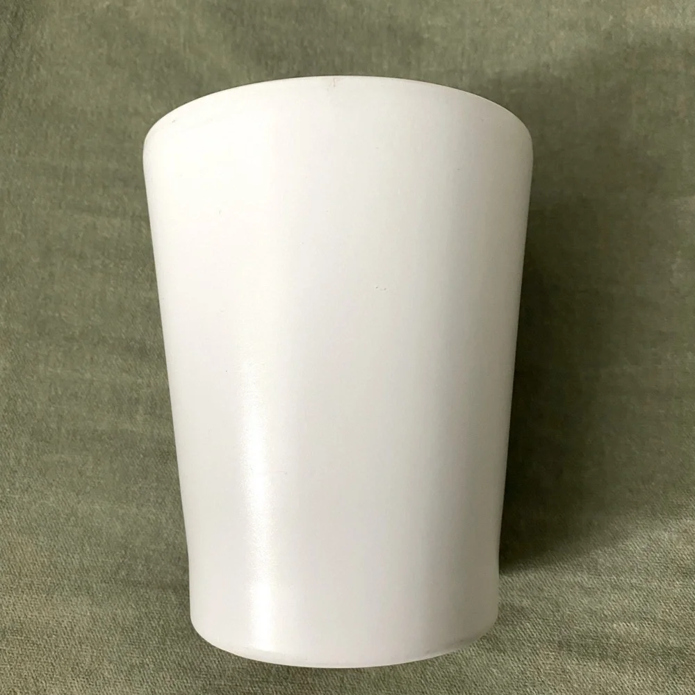 Vase Minimalist White Ceramic made in Germany UBV